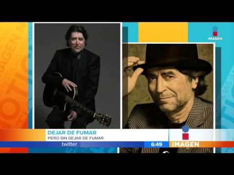 Joaquín Sabina podría morir por el cigarro | Imagen Noticias con Francisco Zea
