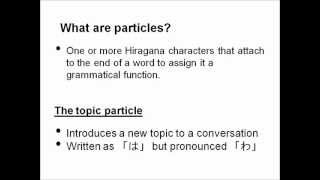 Download lagu Learn Japanese from Scratch 2.1.2 - Topic Particle mp3