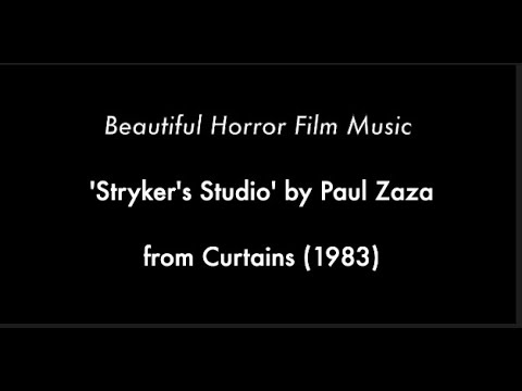 Beautiful Horror Film Music 'Stryker's Studio' by Paul Zaza from Curtains (1983)