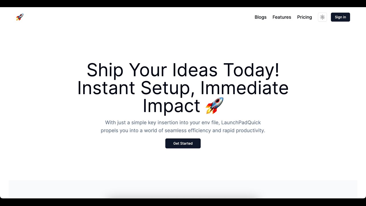 LaunchPadQuick video 1