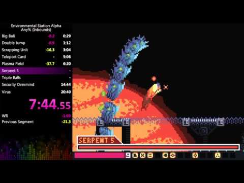 ESA any% (inbounds) in 16:32, IGT 14:54