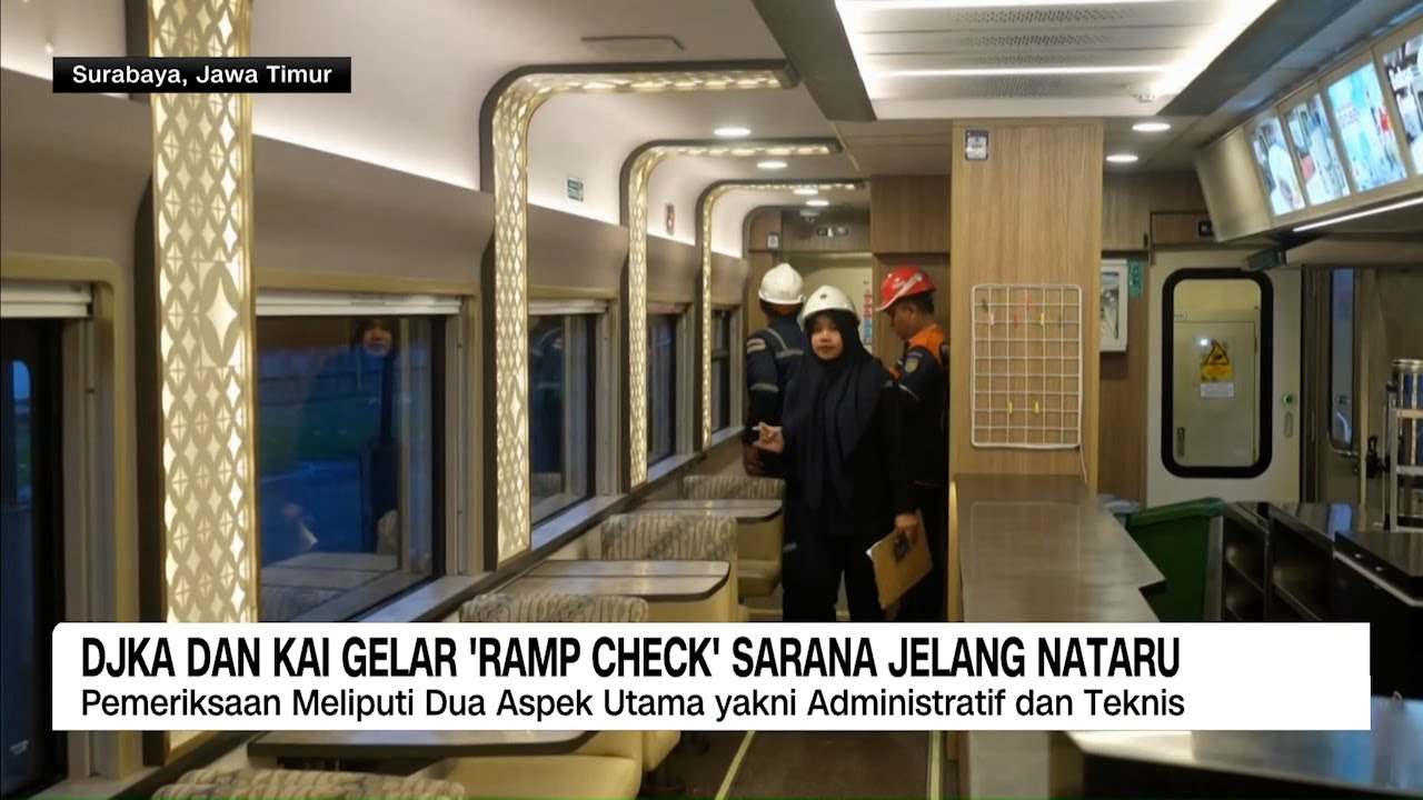 DJKA dan KAI Gelar Ramp Check Sarana Kereta Api Jelang Nataru