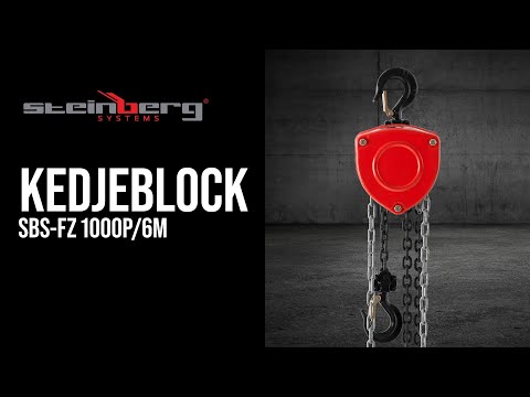 video - Kedjeblock - 1000 kg - 6 m