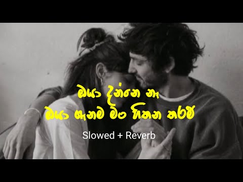 ඔයා දන්නෙ නැ |  Oya Danne Ne ( Slowed + Reverb ) Full Song
