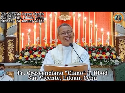 "Unsay makapahimo natong kusgan?" 1/24/2022 Misa ni Fr. Ciano sa SVFP.