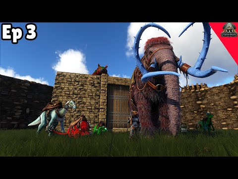 Moving Into A Castle! - ARK: Survival Evolved Lets Play Episode 3