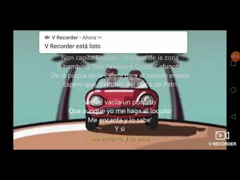 DON PATRICIO, CRUZ CAFUNE CANTANDO LUNARES LYRICS LETRA