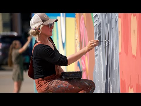 NEW ‘Welcome to Hastings’ Mural 2025 | Behind the Paint & Community Pride