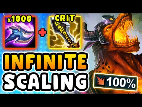 1000 STACKS + 100% CRIT - HIGH ELO CRIT NASUS JUNGLE TAKEOVER