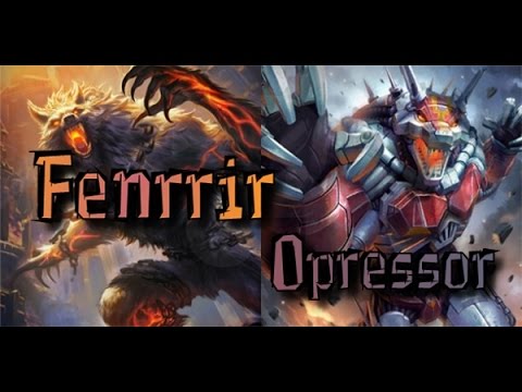 Smite gameplay: Fenrir Opressor (Bruiser) Metal build