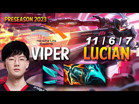 HLE Viper LUCIAN ADC vs CHO'GATH - KR Ranked