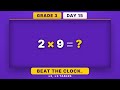Times Tables 2 3 Mastery Grade 3 Daily Math Challenge Day 15 365