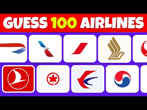 GUESS 100 AIRLINE LOGOS ✅✈️🌍 | Airlines Logo Quiz 2025