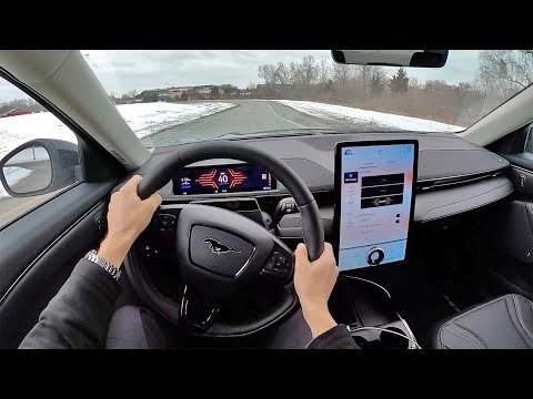 Thumbnail for 2021 Ford Mustang Mach-E Premium AWD - POV First Impressions by Ford Mustang Mach-E