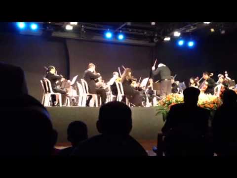 Inauguração do teatro de Pederneiras