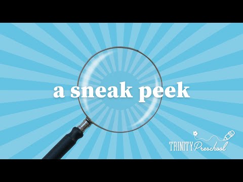 Trinity Preschool sneak peek video