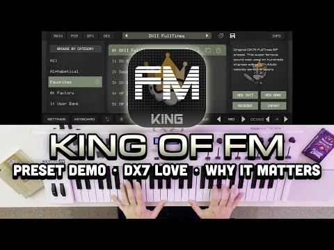 King of FM (FREE) by AudioKit Pro | Demo, DX7 Love & Why It Matters