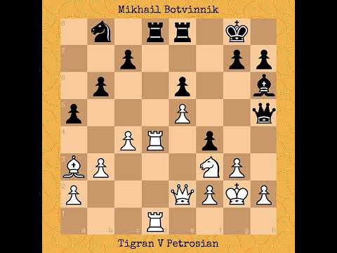 Tigran V Petrosian vs Mikhail Botvinnik | World Championship Match, 1963 #chess