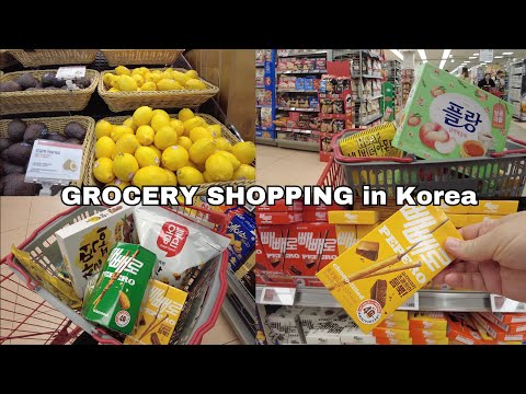Compras na mercearia na Coreia | Estação Lotte Mart Seul | Supermercado Coreano | Compras na Coreia 🇰🇷
