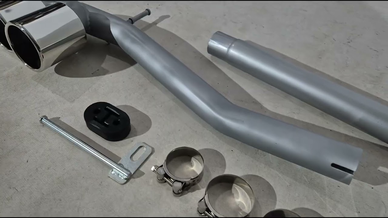 BMW 5-serie F10/F11 2010–2016 Udstødningsenderør i M5-stil (2 stk) Video 1