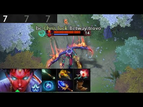 Chris Luck - Queen of Pain | Fnatic vs beastcoast  (game 2) BO2 | The International 2021
