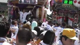 preview picture of video '住吉神社祭典2011①中日･山車擦れ違い'