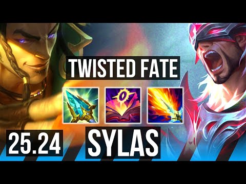 TWISTED FATE vs SYLAS (MID) | Good KDA: 13/1/8 | EUW Master | 25.24