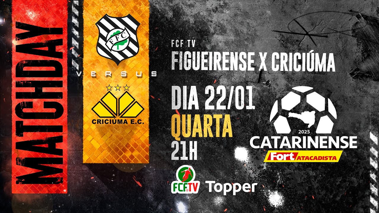 AO VIVO | FIGUEIRENSE X CRICIÚMA | CATARINENSE FORT ATACADISTA 2025