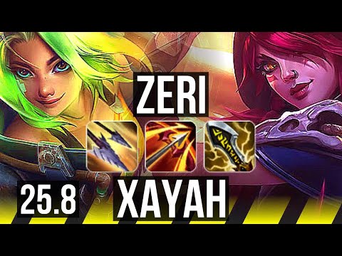 ZERI & Yuumi vs XAYAH & Rakan (ADC) | 5k comeback, 17/2/6, Legendary | EUW Grandmaster | 25.8