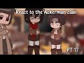 AOT CHARACTER REACT TO THE ACKERMAN CLAN PART 1 Gacha Gachaclub Aot React