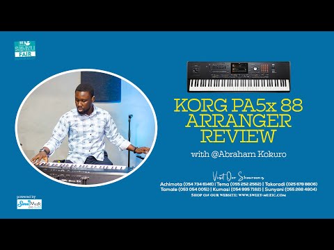 KORG PA 5x 88 PROFESSIONAL ARRANGER REVIEW  🇬🇭