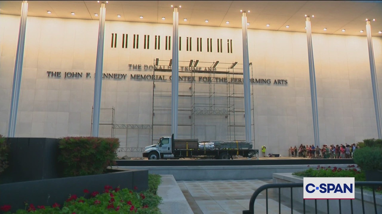 Kennedy Center removes Trump's name from building facade