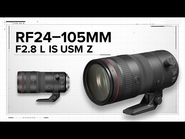 Vidéo CANON RF 24-105 mm f/2,8 L IS USM Z