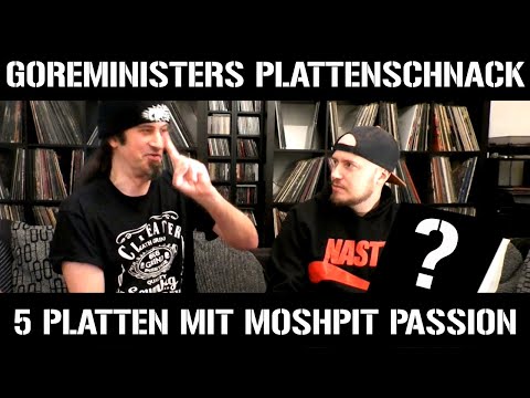 Goreminister's Record Talk #2 - 5 Records with Moshpit Passion