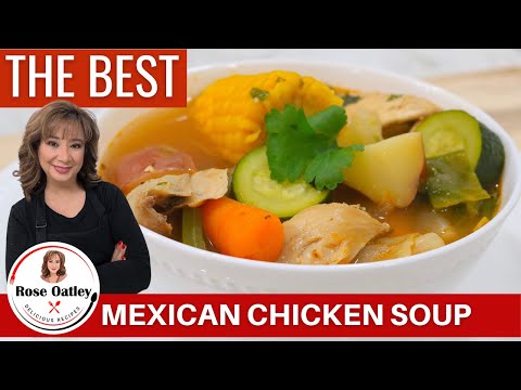 Best Mexican Chicken Soup | Caldo de Pollo