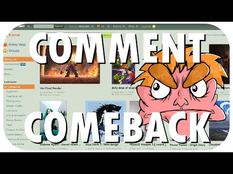 Comment Comeback I Hate Deviantart