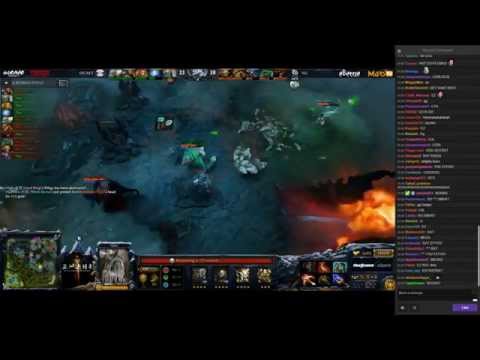 Team Secret VS Vici Gaming @DAC Playoffs. Game 1 + Twitch Chat