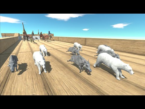 Race to eat DAEODONS & BEARS - Animal Revolt Battle Simulator