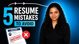 Fix your resume in 7 min | avoid these 5 resume mistakes