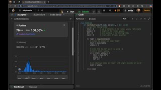 YouTube video 'Hard. Beats 100% LeetCode 2302. Count Subarrays With Score Less Than K Python3'