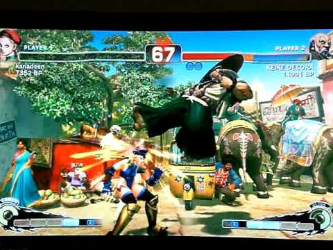 KEIKE DESORA [Gouken] vs kanadeen [Cammy] SUPER STREET FIGHTER 4 - Japanese Online Ranked Matches