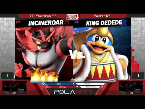 CFL Smackdown Ultimate 213 - Doc (Incineroar) vs DiZ (King Dedede) - Winners R3