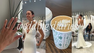 Wedding Diaries 🤍 major updates!! wedding rings 💍 + saying yes to the dress??? Ep. 5
