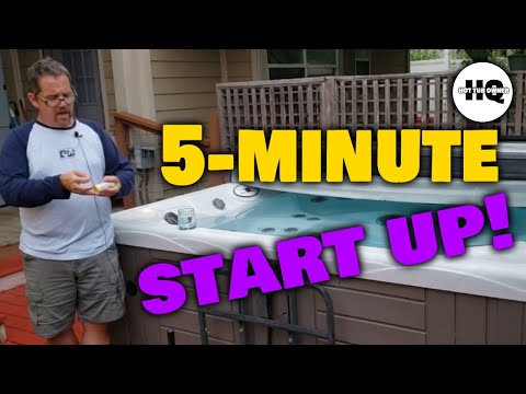 Hot Tub Water Chemical Start Up {Step by Step}