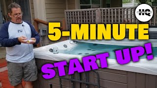 Hot Tub Water Chemical Start Up {Step by Step}