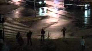 preview picture of video 'Mielec Stal zamieszki 10 września 2005'