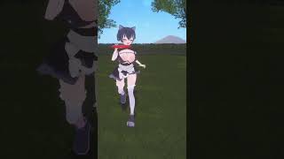 フリスビー で遊ぶ猫系Vtuber #vtuber #varkshorts