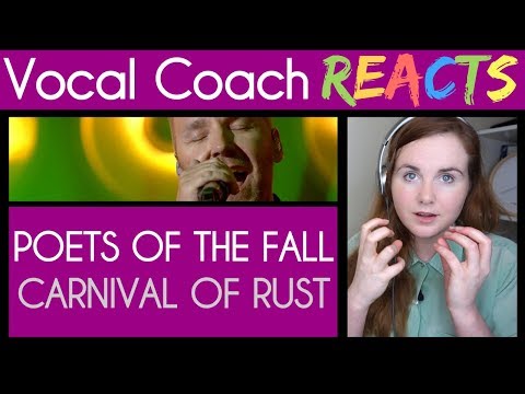 Vocal Coach reacts to Poets of the Fall - Carnival of Rust