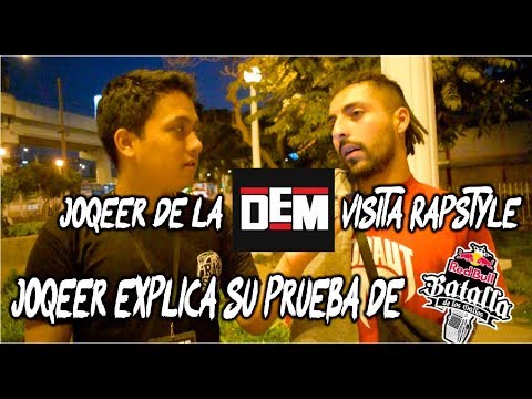 Joqerr explica su prueba de Red Bull - Joqerr de la DEM visita Rapstyle - Vlog #1