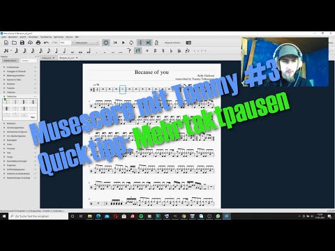 Musescore 3 // Quicktipp: Mehrtaktpausen // Musescore mit Tommy #3